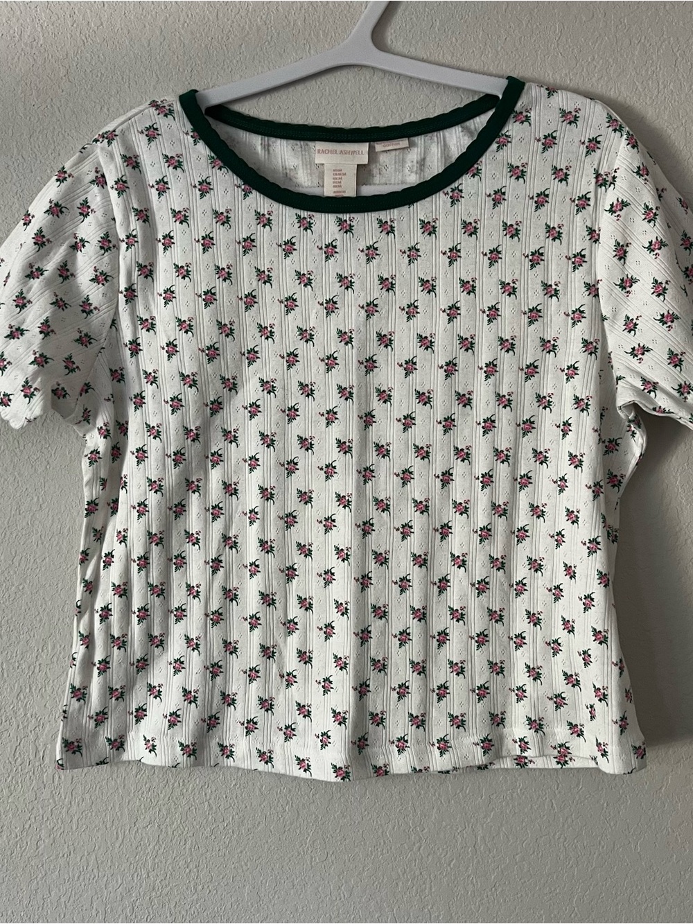 Rachel Ashwell Cotton Floral Sleep Shirt Sz M